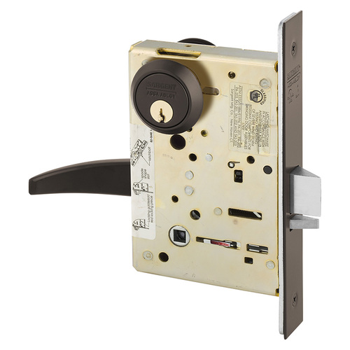 Manufacturing Mortise Lock Dark Oxidized Bronze