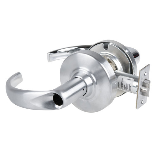 ALX Series Grade 2 Classroom Sparta Lever Lock Less Cylinder with 47267042 Deadlatch and 47267101 ANSI Strike Satin Chrome Finish