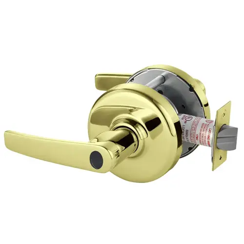 Cylindrical Lock Bright Brass