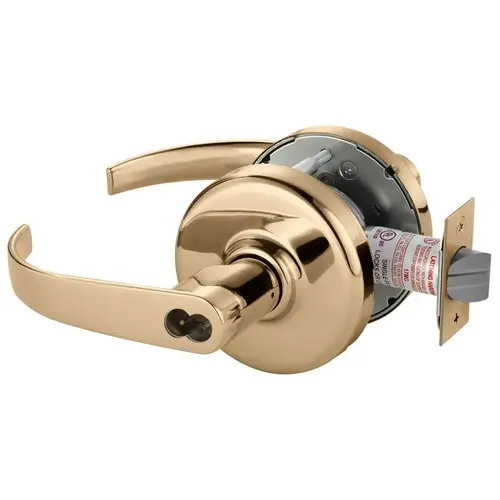 Cylindrical Lock Bright Bronze Clear Coated