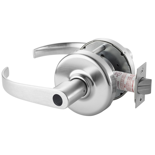 KIT - Grade 1 Double Cylinder Classroom Intruder Princeton Cylindrical Lever, Less 2 CR2000-34-626 Cylinders, 2-3/4" Backset, ANSI Strike SA114, 626/US26D Satin Chrome