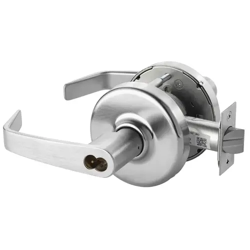 Cylindrical Lock Satin Chrome