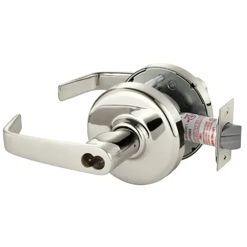 Cylindrical Lock Bright Nickel