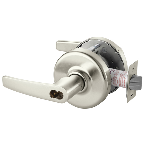 Cylindrical Lock Satin Nickel Plated Clear Coated