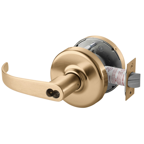 Cylindrical Lock Satin Bronze Clear Coated