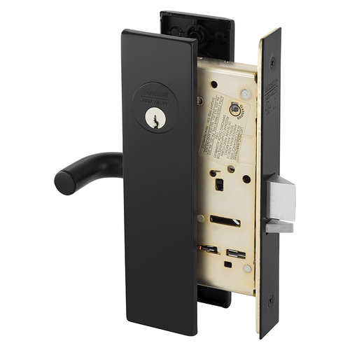 Manufacturing Mortise Lock Black Suede Powder Coat