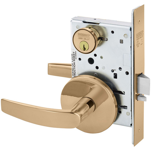 Manufacturing Mortise Lock Bright Bronze Clear Coated