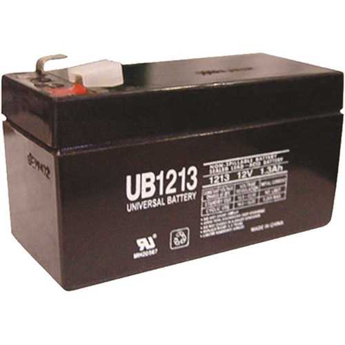 Universal Power Group UB1213 UPG 12-Volt 1.3 Ah F1 Terminal Sealed Lead Acid (SLA) AGM Rechargeable Battery