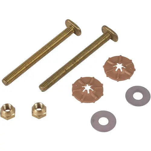 Oatey 90907 5/16 in. Johni Quick Bolts Extra Long Brass