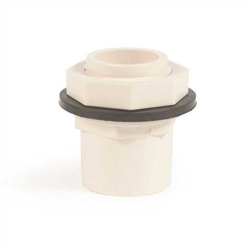 CAMCO MANUFACTURING 11442 CPVC 1 in./1.5 in. Drain Pan Fitting for Gas or Electric Water Heaters