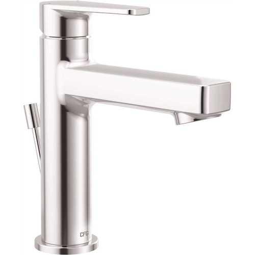 Moen 40051 CLEVELAND FAUCET GROUP Slate Single Hole Single-Handle Bathroom Faucet with Metal Drain Assembly in Chrome