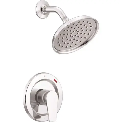 Slate 1-Handle Eco-Performance Shower Faucet Trim Kit in Chrome (Valve Included)