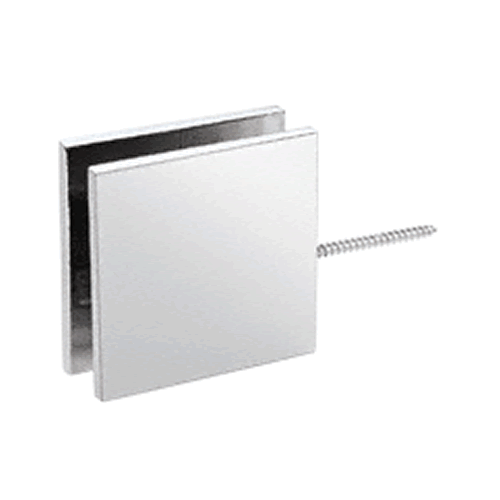 Square Pivoting Wall Mount Operable Transom Clip Brushed Pewter