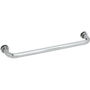 US Horizon TB-24SMSW-PS 24 Inches Center To Center Standard Tubular Shower Towel Bar Single Mount W/Washers Polished Stainless Steel