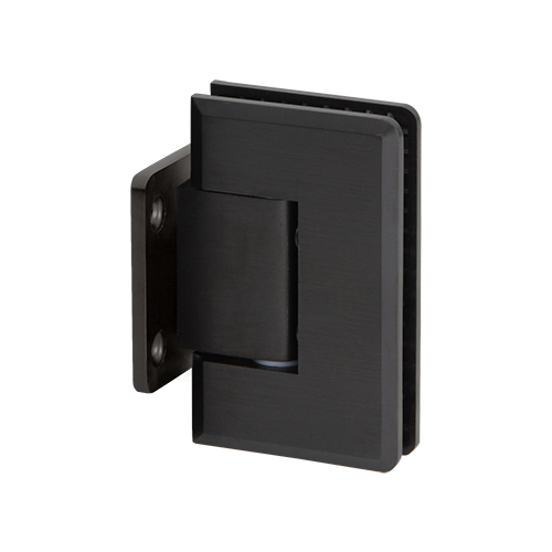 Coronado Series Glass To Wall Mount Hinge With Short Back Plate Oil Rubbed Bronze