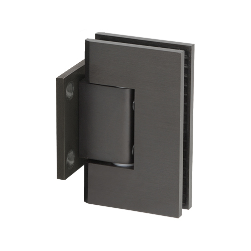 Americana Series Shower Door Wall Mount Hinge With Short Back Plate Oil Rubbed Bronze