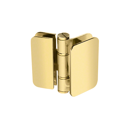 Imperial Series Glass To Glass Inswing Bi-Fold w/Overlap Hinge 180 Degree Polished Brass