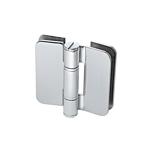 Imperial Glass To Glass Mount Shower Door Hinge 180 Degree & Outswing Polished Stainless Steel