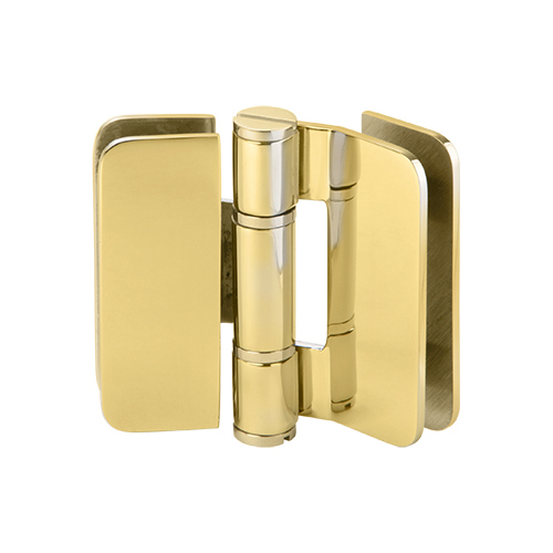 Imperial Series Glass-to-Glass Outswing or Bi-Fold w/Overlap Hinge 180 Degree 24K Gold