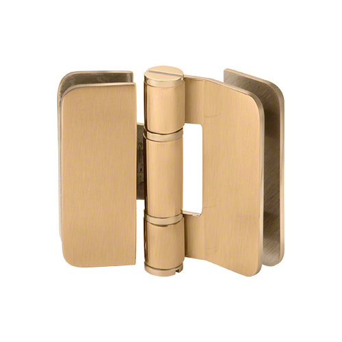 Imperial Series Glass-to-Glass Outswing or Bi-Fold w/Overlap Hinge 180 Degree Satin-Brass