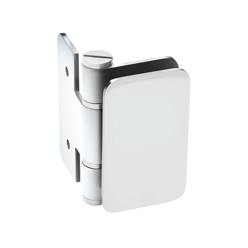 Imperial Series Wall Mount Door Hinge Inswing Polished Stainless Steel