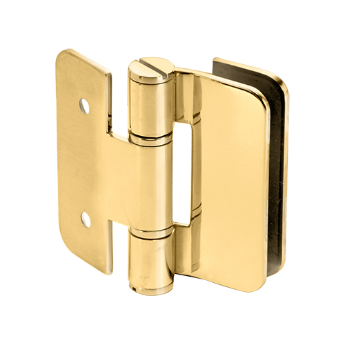 Imperial Series Wall Mount Door Hinge Outswing Polished Brass