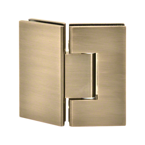 Brixwell H-M135GTG-AB Maxum Series Glass To Glass Mount Shower Door Hinge 135 Degree Antique Brass