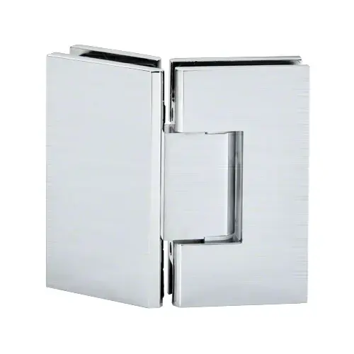 Adjustable Maxum Series Glass To Glass Mount Shower Door Hinge 135 Degree Satin-Chrome