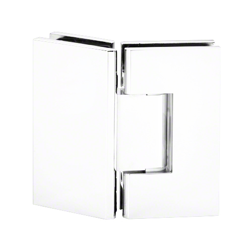 Maxum Series Glass To Glass Mount Shower Door Hinge 135 Degree Gloss White