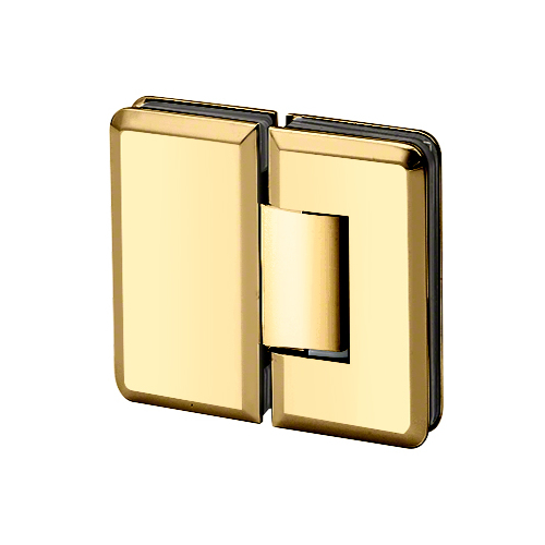 Majestic Series Glass To Glass Mount Hinge 180 Degree 24K Gold