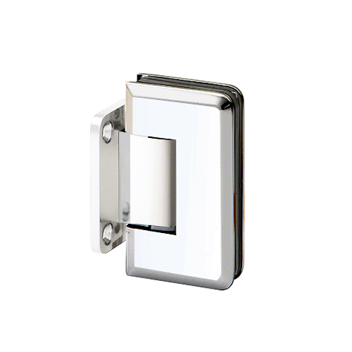 Adjustable Majestic Series Glass To Wall Mount Hinge With Short Back Plate Natural Copper