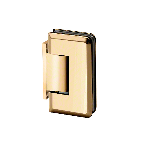 Majestic Series Glass To Wall Mount Shower Door Hinge With Offset Back Plate Lifetime Brass