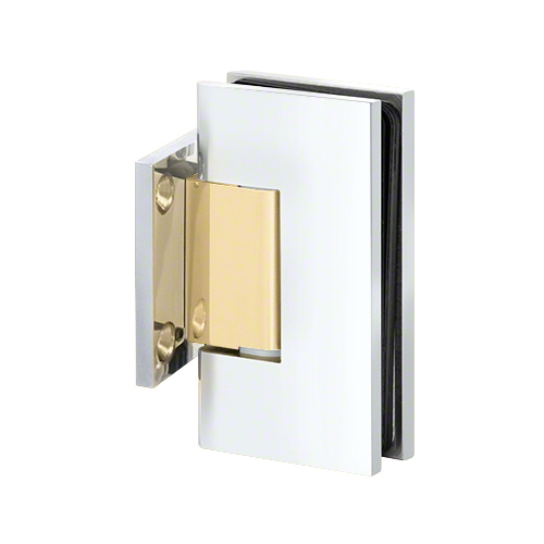 Maxum Series Glass To Wall Mount Shower Door Hinge With Short Back Plate Oil Rubbed Bronze