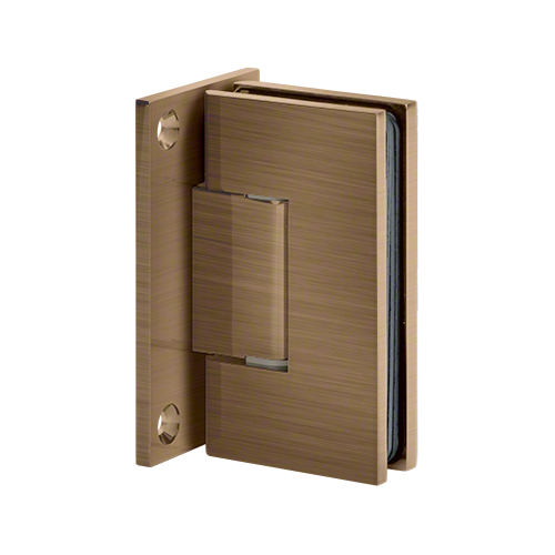 US Horizon H-MGTW-FP-AB Maxum Series Glass To Wall Mount Shower Door Hinge With Full Back Plate Antique Brass
