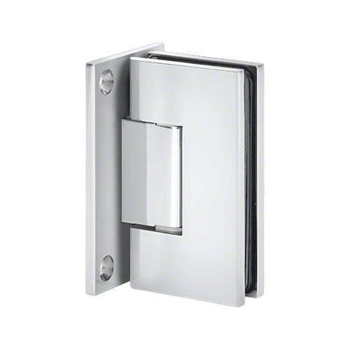US Horizon H-MGTW-FP-SC Maxum Series Glass To Wall Mount Shower Door Hinge With Full Back Plate Satin-Chrome