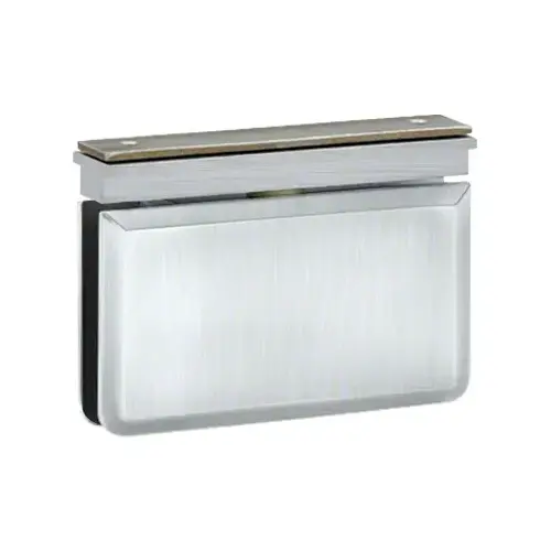 Montreal Glass To Header Mount Shower Door Pivot Hinge Elite Header Satin-Chrome