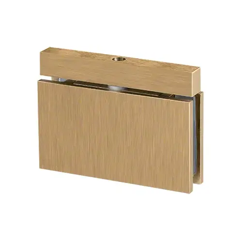 Brixwell H-PIVGTH-AB Prestige Series Glass To Header Mount Shower Door Hinge Euro Header Antique Brass