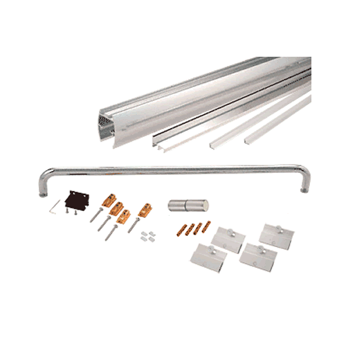 US Horizon PP3860X72BC 60 Inches Width x 72 Inches Height Palace Frameless Sliding Shower Door