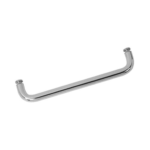 US Horizon TB-24SM-BN 24 Inches Center To Center Standard Tubular Shower Towel Bar Single Mount Without Washers Satin-Nickel