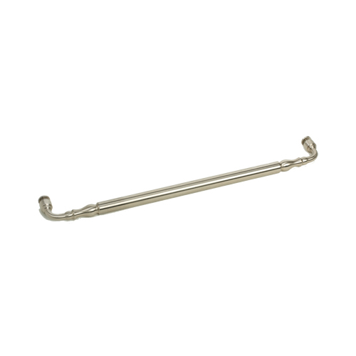 18 Inches Center To Center Traditional Series Victorian Style Towel Bar Single Mount Polished Brass