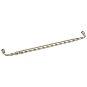 Brixwell TBT-24SM-C 24 Inches Center To Center Traditional Series Victorian Style Towel Bar Single Mount Polished Chrome