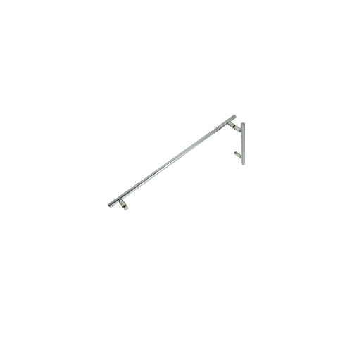 US Horizon TBL-824C-PN 24 Inches Center To Center Towel Bar, 8 Inches Center To Center Handle Ladder Pull Towel Bar And Handle Combo Polished Nickel