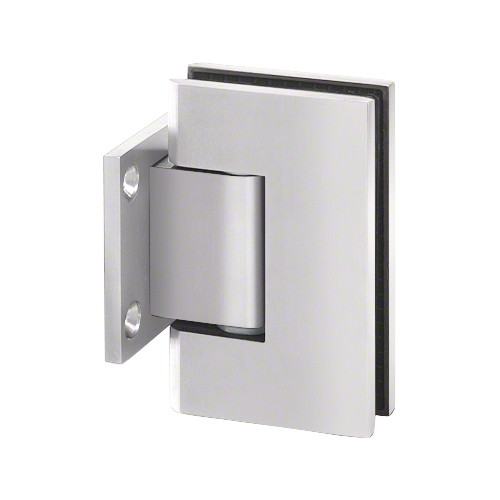 Designer Series Shower Door Wall Mount Hinge With Short Back Plate Satine
