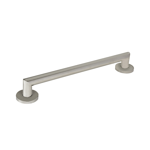 18 Inches Center To Center Designer Series Mitered Round Grab Bar Brushed Stainless Steel