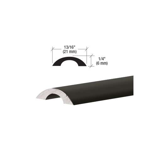 Rounded Style 95" (2.49 m) Stock Length Aluminum Threshold Oil Rubbed Bronze