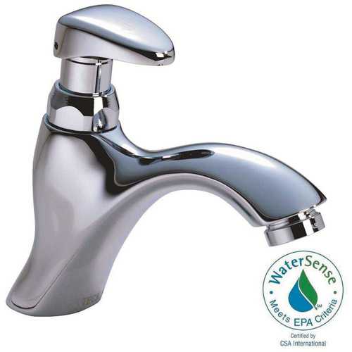 Commercial Single Hole Single-Handle Bathroom Faucet in Chrome