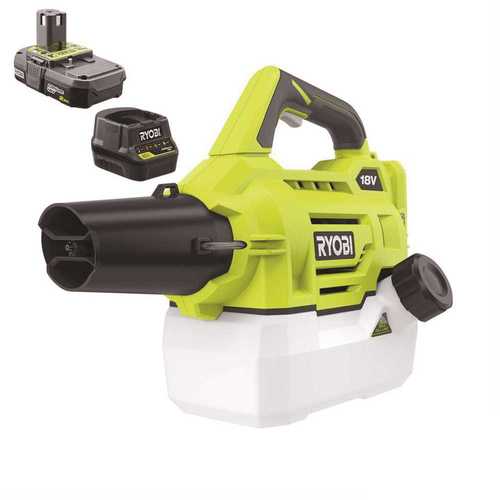 RYOBI P2850 ONE+ 18-Volt Lithium-Ion Cordless Fogger/Mister with 2.0 Ah Battery and Charger Included
