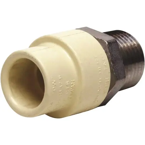 1/2 in. x 1/2 in. CPVC CTS Slip Stainless Steel MPT Adapter