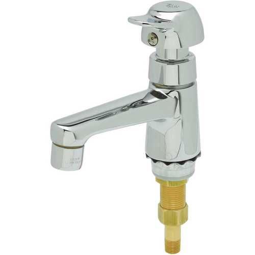 T&S BRASS Single-Handle Metering Faucet in Chrome