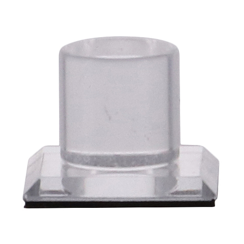 Clear Acrylic Stick-On Mirror Knob